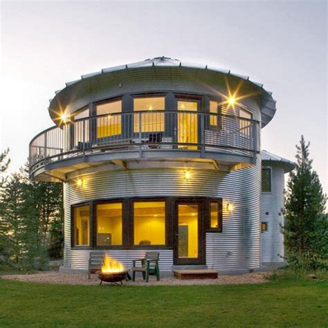 houses made from grain silos